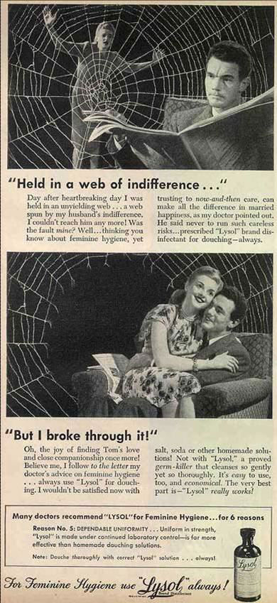 Lysol douch ad